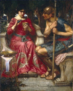 Jason and medea FR Greek female John William Waterhouse Oil Paintings